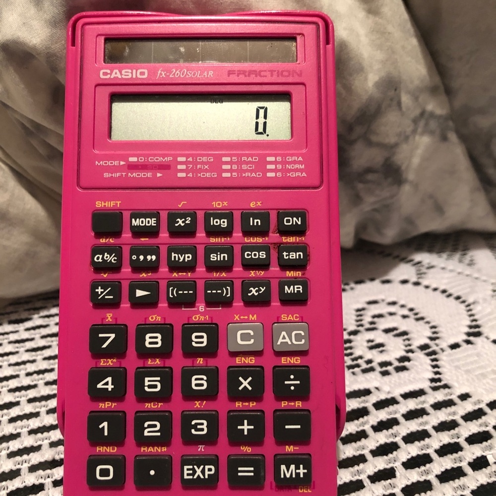 Casio fx 260 solar calculator